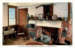 Daniel Webster, Franklin, New Hampshire, Merrimack County, American Postcard