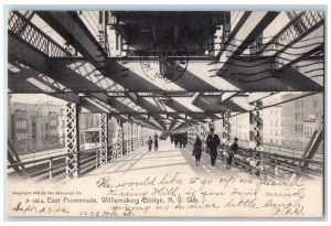 Brooklyn Bridge Terminal Railroad Quacker Oats Brooklyn NY Rotograph Postcard