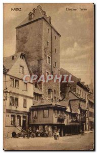 Old Postcard Eiserner Turm Mainz