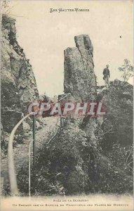 Old Postcard The high Vosges Pres de la Schlucht A passage on the trail Frank...