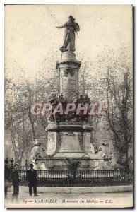 Old Postcard Marseille Monument Mobile