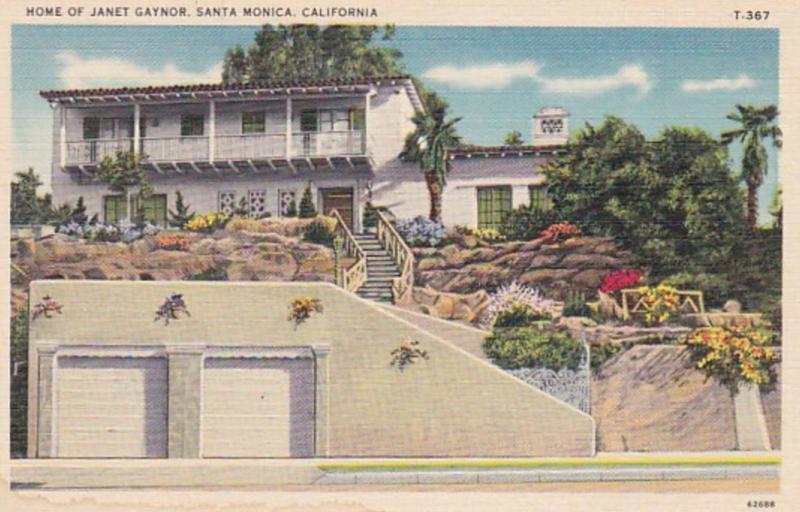 California Santa Monica Home Of Janet Gaynor