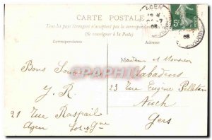 Old Postcard Agen Canal Bridge and Tunnel Train Hairstyle Gascon Folklore