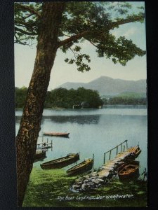 Cumbria DERWENTWATER The Boat Landing - Old Postcard by B.B. No.A32