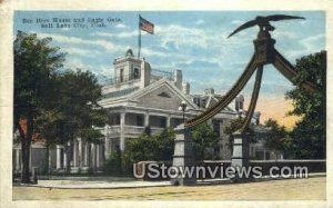 Bee Hive House & Eagle Gate - Salt Lake City, Utah UT  