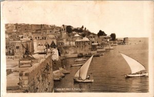 RPPC  Israel - Tiberias from the Lake - Postcard  1910