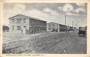 Camp Jackson, SC USA Barracks Military Camp 1918 