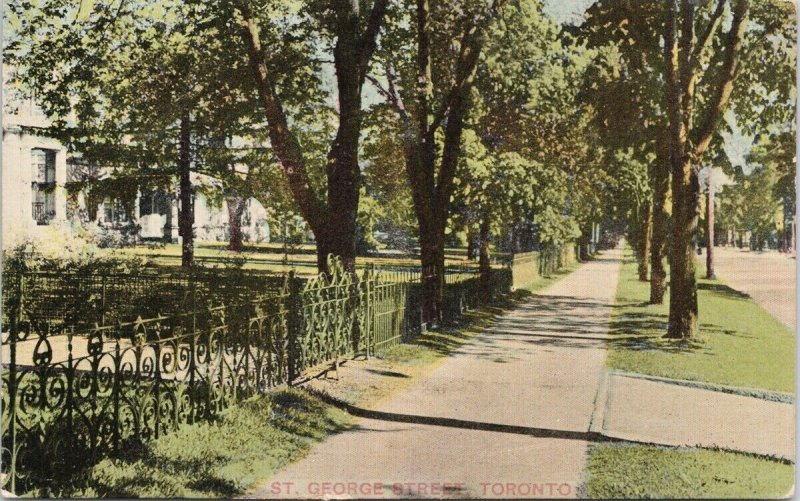 Toronto Ontario St. George Street Richmonde Sales Co Postcard G91