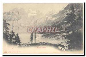 Old Postcard Oeschinensee (Switzerland)
