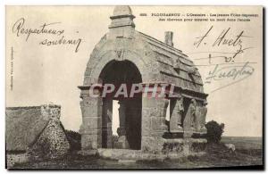 Old Postcard Plougasnou The Oratory Youth Girls deposited hair to find a husb...