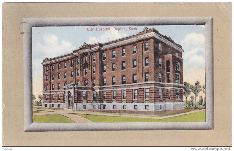 Exterior,City Hospital,Regina,Saskatche wan,Canada,PU-1912