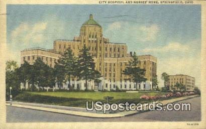 City Hospital & Nurses' Home - Springfield, Ohio