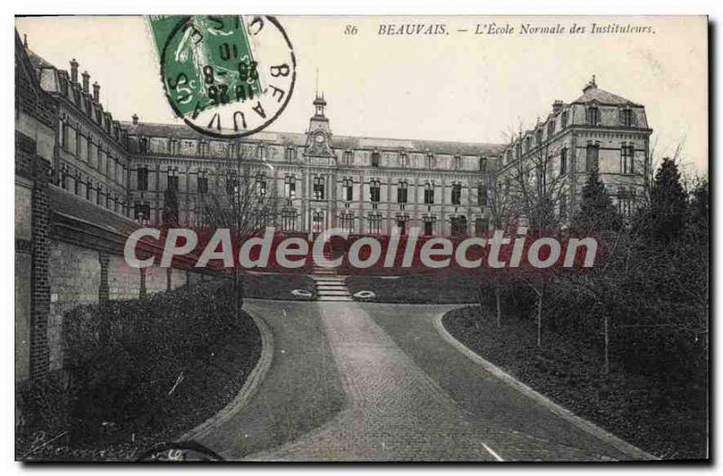 Old Postcard Beauvais The Normal School Of Teachers