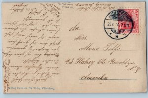 Germany Postcard Tornado Disaster in Oldenburg–Leer railway c1920’s RPPC Photo