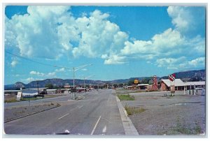 1966 US Highways 85-87-64 Road Street Raton New Mexico Antique Vintage Postcard