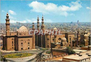 Postcard Modern Cairo Mosques The Sultan Hassan and El Riffaie