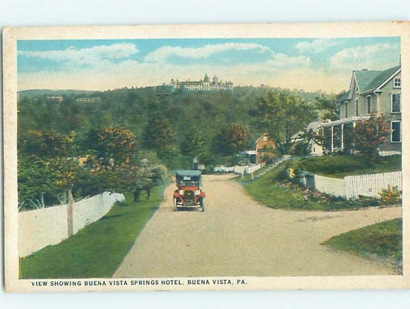 W-Border HOTEL SCENE Buena Vista In Elizabeth - Near Pittsburgh PA H1279