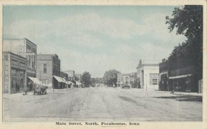 POCAHONTAS , Iowa, 1900-10s ; Main Street , North