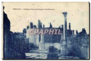 Old Postcard Timgad Apse of a Christian Basilica