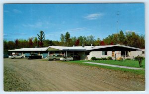 CONRATH, Wisconsin WI ~ Roadside MOTEL STASIA Rusk County c1950s Postcard