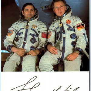 c1970s USSR/GDR Joint Spaceflight Waleri Bykowski Sigmund Jahn 4x6 Astronauts M4