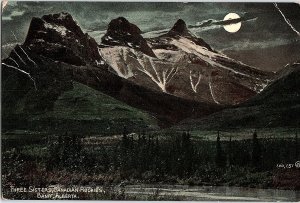 Postcard MOUNTAIN SCENE Banff Alberta AB AI4931