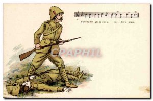 Great Britain Great Britain Old Postcard Fantasy Patriotic Sodlat (militaria)