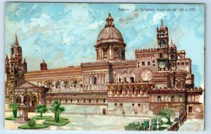 PALERMO Cathedral ITALY A. Scrocchi Artist Postcard