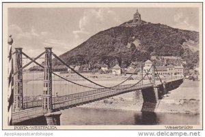 Germany Porta Westfalica Weserbruecke