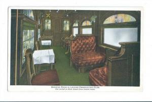 LP13   Train Interior, postcard,   Rock Island Lines, 