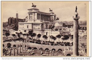 Italy Roma Rome Monumento a Vittorio Emanuele II e il Foro Traiano