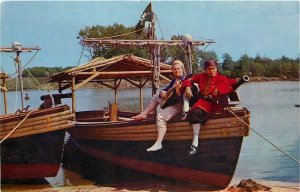 Postcard 1950s Massachusetts Wakefield Pirate ride Pleasure Island MA24-3367