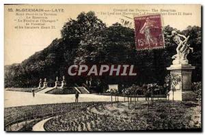 Postcard Old Saint Germain En Laye Roundabout terrace The rosarium The sheet ...