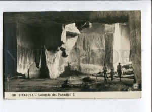 415630 ITALY SIRACUSA Paradiso I Tomb Vintage NPG photo postcard