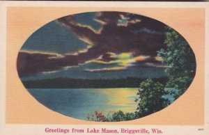 Wisconsin Greetings From Lake Mason Briggsville