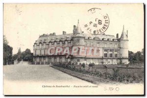 Old Postcard Chateau de Rambouillet Facades noon and west