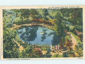 Linen POSTCARD FROM Castalia - Near Sandusky Ohio OH HM9721