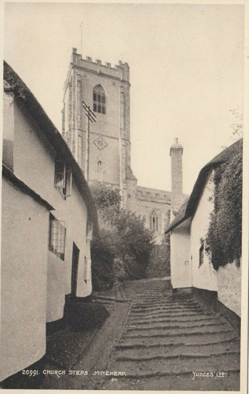 MINEHEAD , Somerset , England , 1910-30s ; Church Steps