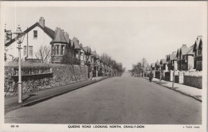 Wales Postcard - Craig-Y-Don, Queens Road Looking North  RS32874