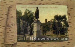 Washington Monument - MIlwaukee, Wisconsin WI Postcard