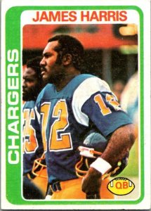 1978 Topps Football Card James Harris San Diego Chargers sk7147