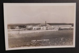 Mint USA Postcard Military US Army Camp Swift Texas RPPC Training Infantry Base