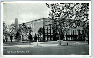 BURLINGTON, New Jersey  NJ   HIGH SCHOOL   Postcard