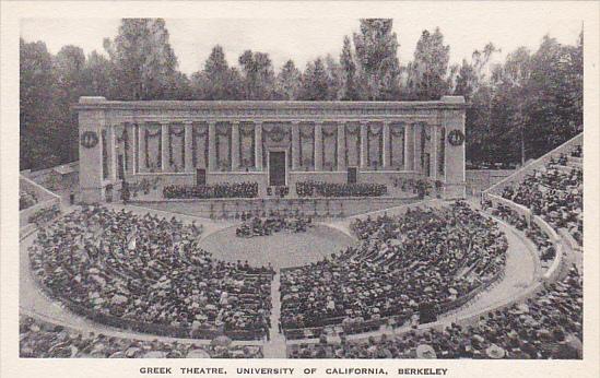 Greek Theatre University Of California Berkeley California Albertype