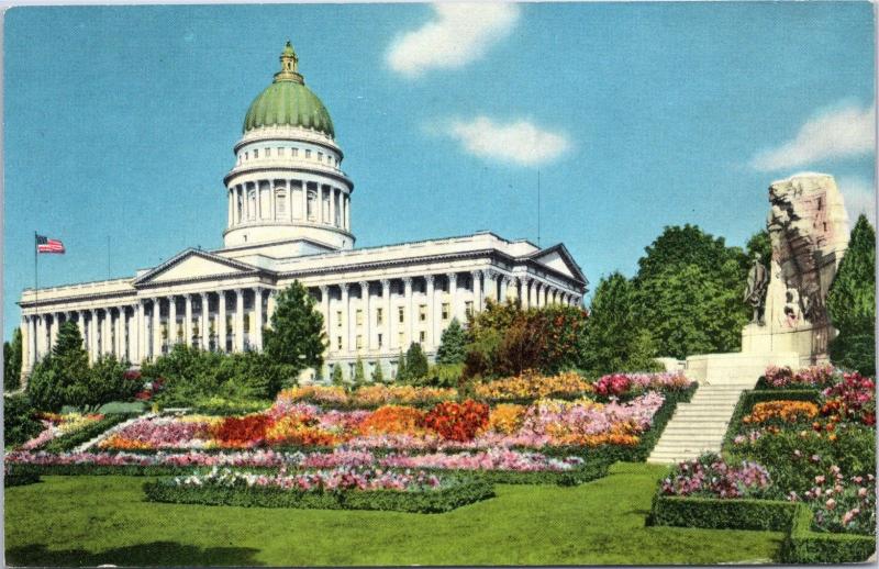 State Capitol Building and Mormon Battalion Monument