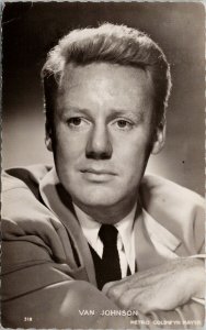 Van Johnson Actor Portrait c1951 Metro Goldwyn Mayer Real Photo Postcard G19