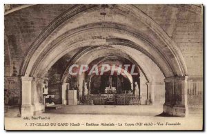 Old Postcard Saint Gilles Du Gard Basilica Abbey set View