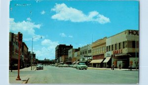 Abilene Texas TX  Postcard Downtown Looking South Business Section 1959 Vintage
