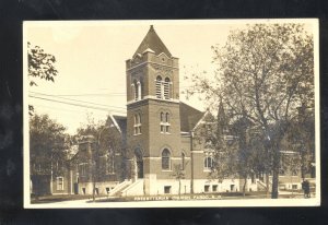 RPPC FARGO NORTH DAKOTA PRESBYTERIAN CHURCH VINTAGE REAL PHOTO POSTCARD ND