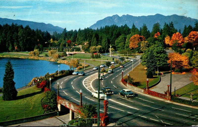 Canada Vancouver Causeway Entrance To Stanley Park